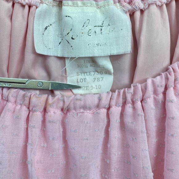 Vintage Roberta California Light Pink Puff Sleeve Midi Prairie Dress | S… - Picture 11 of 15